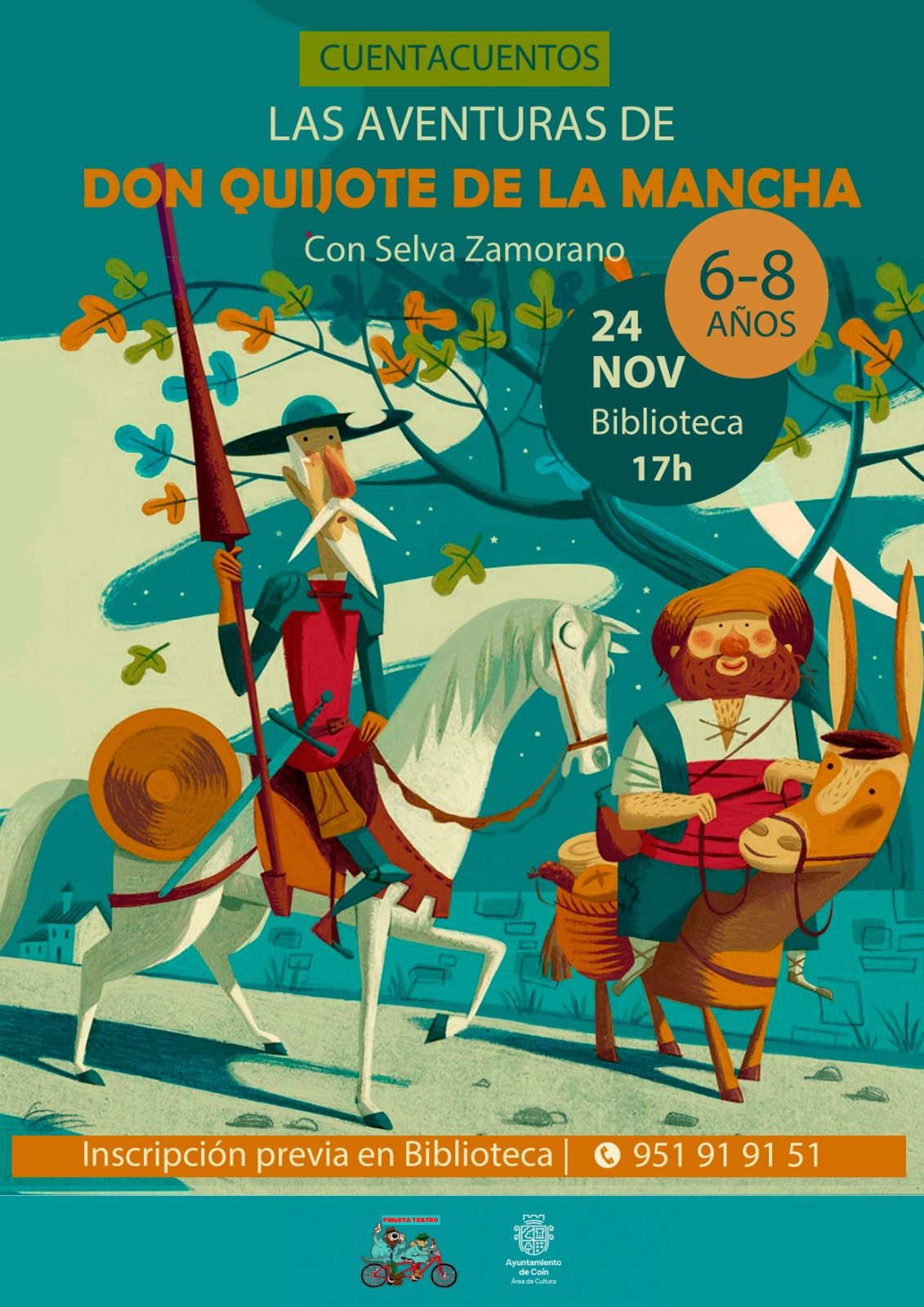 CUENTACUENTOS - Las aventuras de Don Quijote de la Mancha