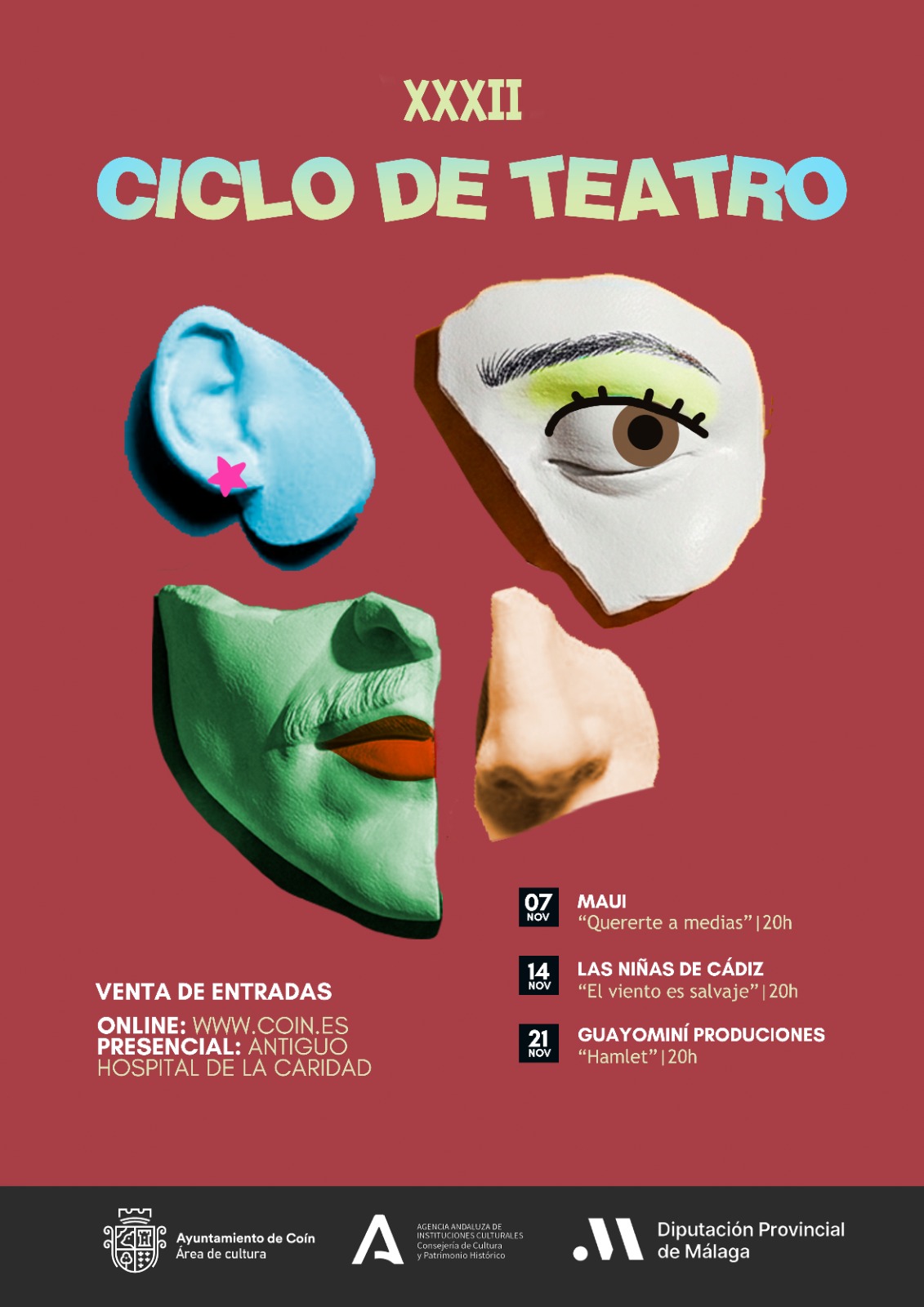 Cartel del ciclo de teatro