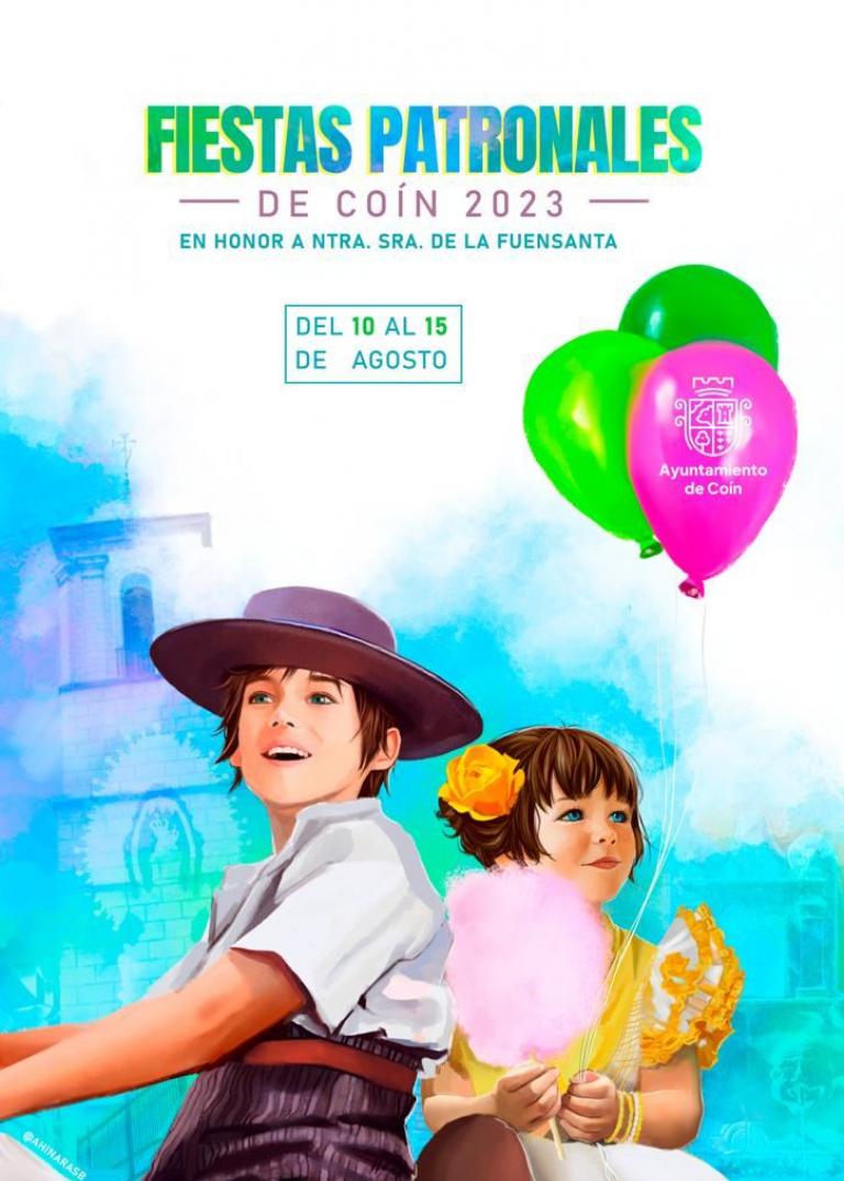 Cartel Fiestas Patronales Coín 2023