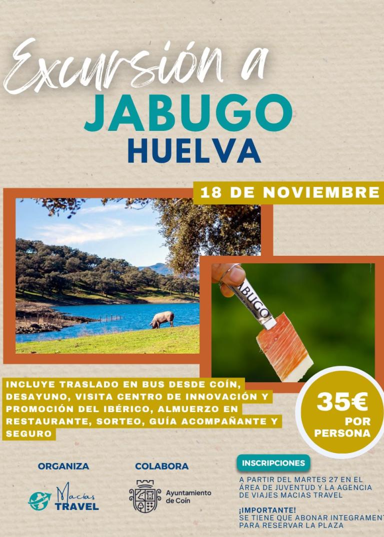 Cartel Excursión a Jabugo