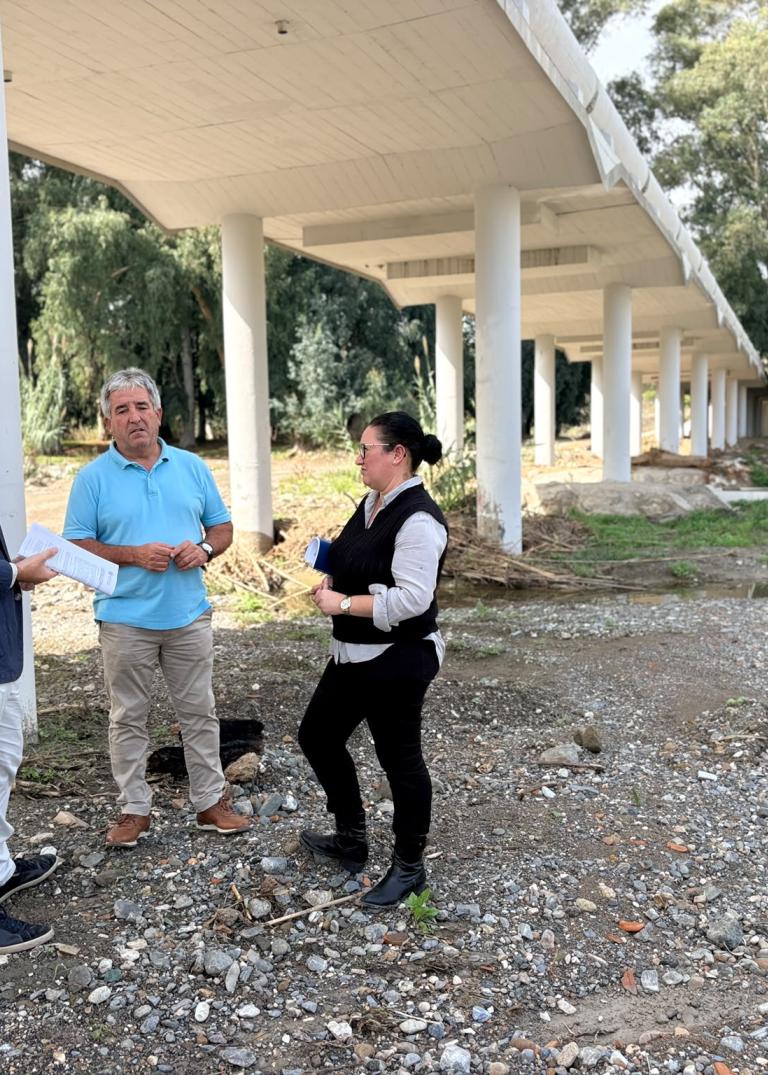 Los trabajos dotarán de mayor seguridad al paso sobre el río