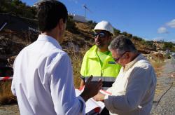 Visita del Alcalde a las obras