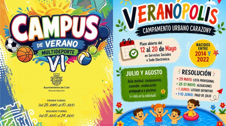 cartel campamentos
