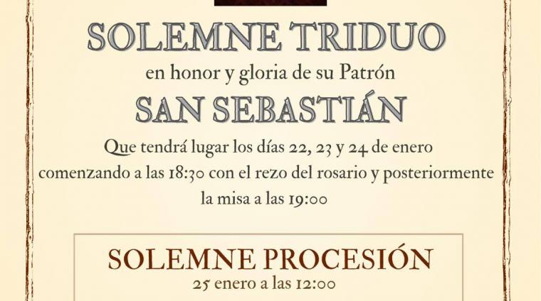 triduo y procesión