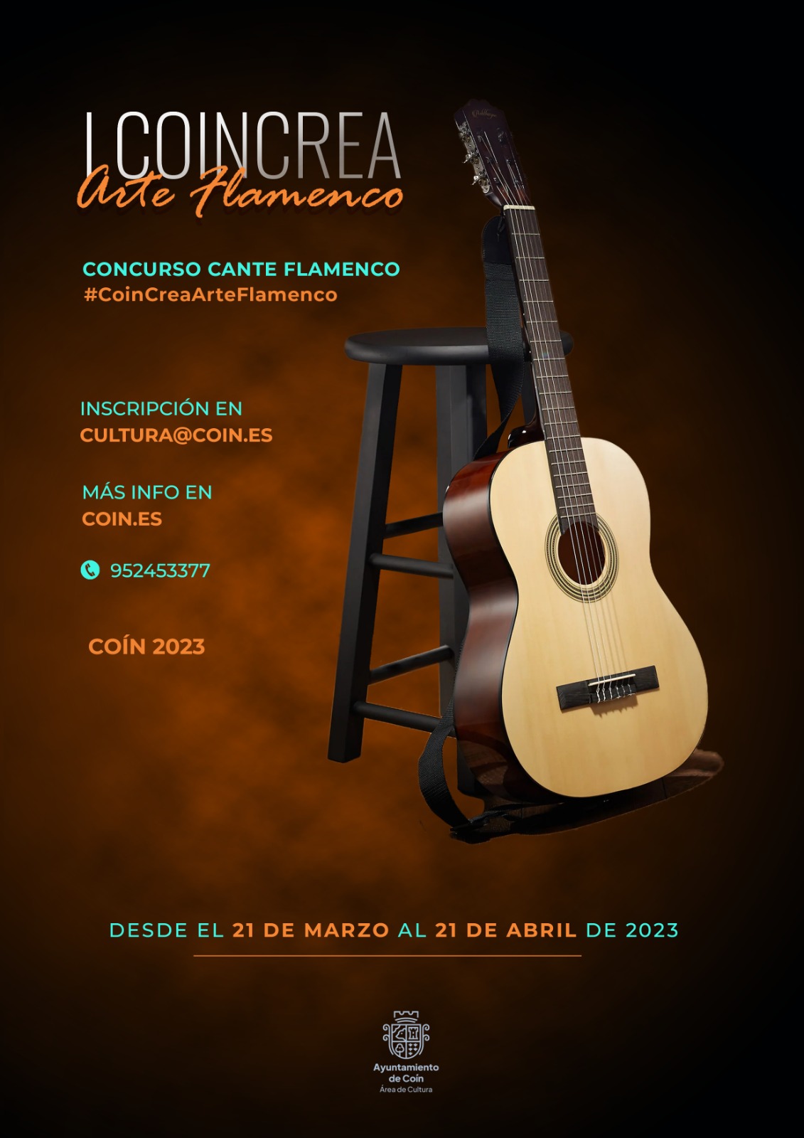 Cartel Concurso Cante Flamenco Coín CREA